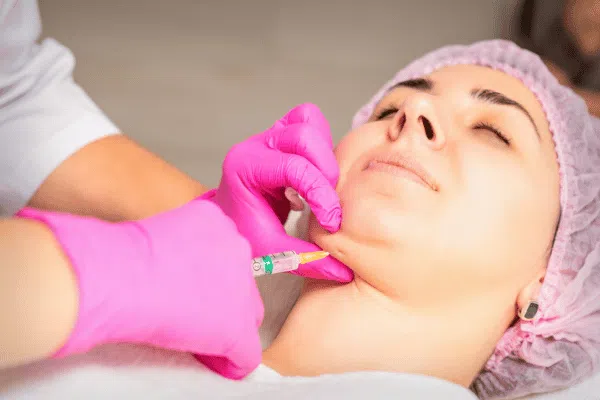 Chin reduction treatment vials